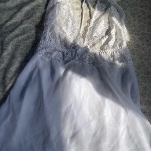 Elegant White Lace Dress